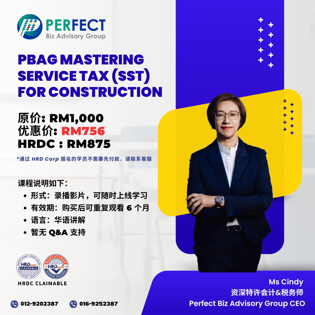 PBAG Mastering Service Tax (SST) for Construction (3)